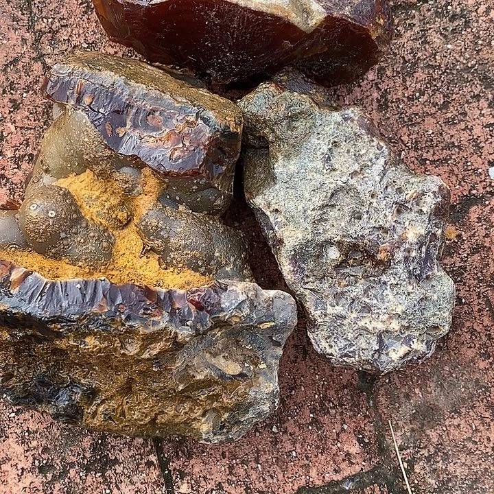 嘉***耀未镶嵌原石玛瑙/玉髓