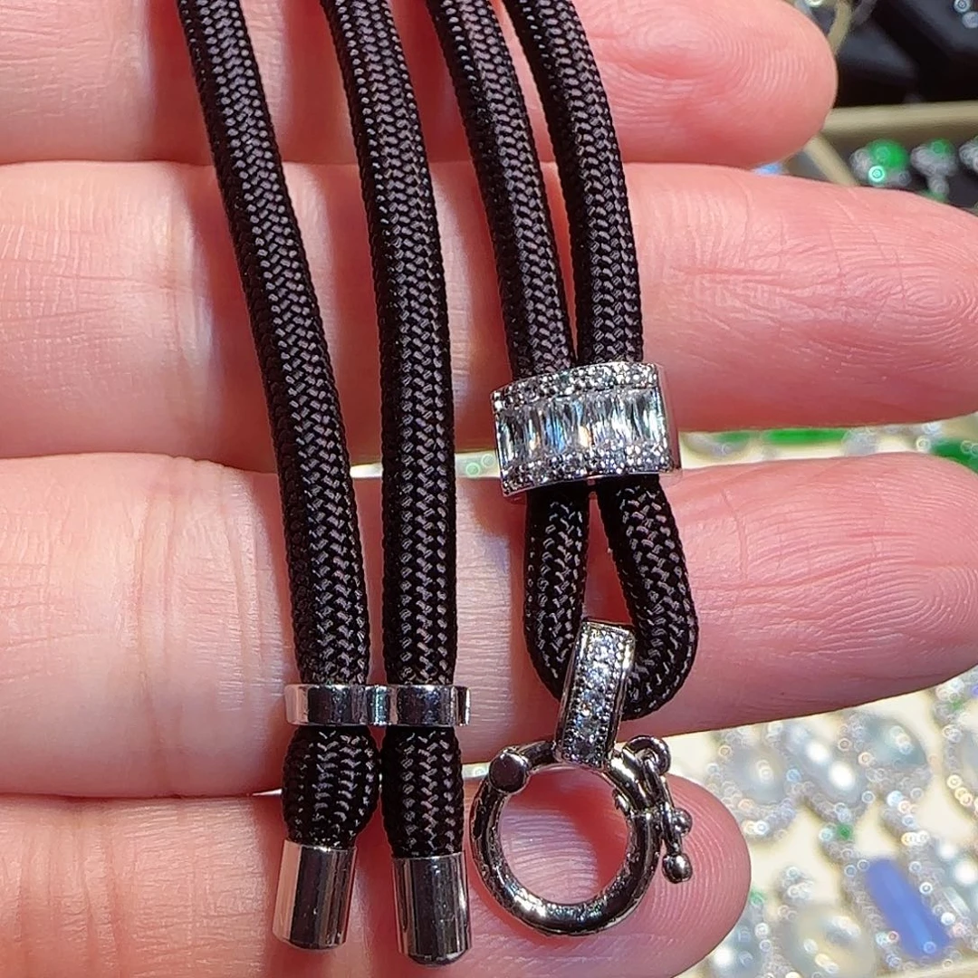 翡翠未镶嵌颈饰高货绳