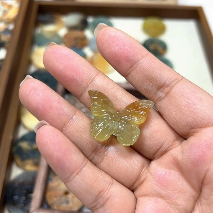 卿***贝蛇纹石玉未镶嵌颈饰