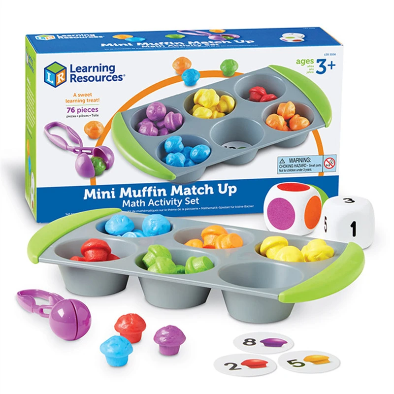 Learning Resources mini muffin迷你松饼分类数学活动套装