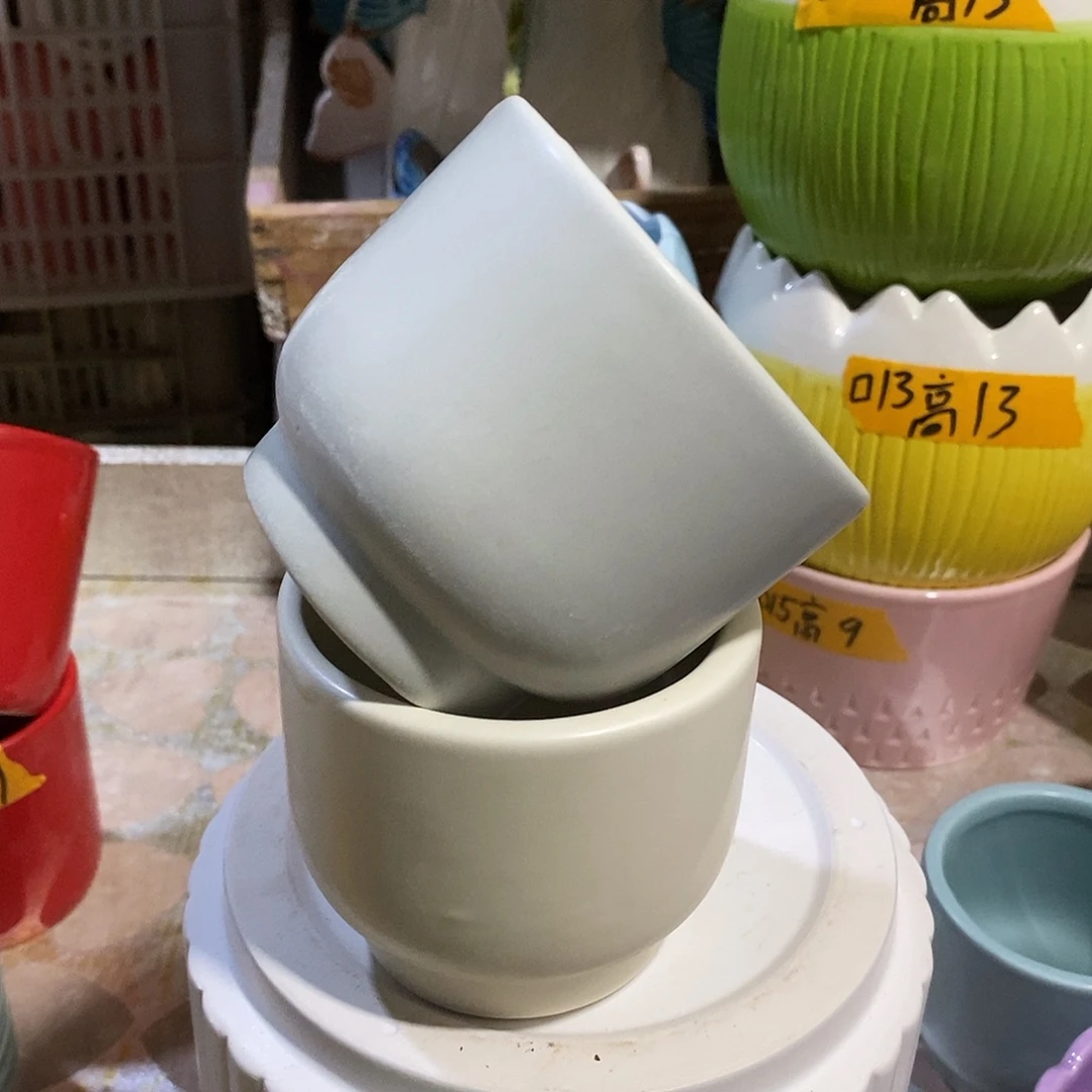 摆件陶陶盆有孔 瑕疵介意勿拍