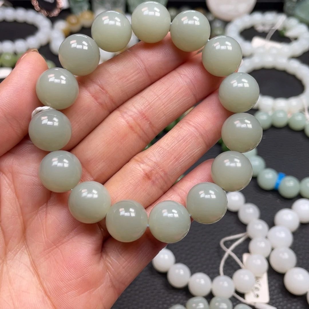 和田玉未镶嵌手链