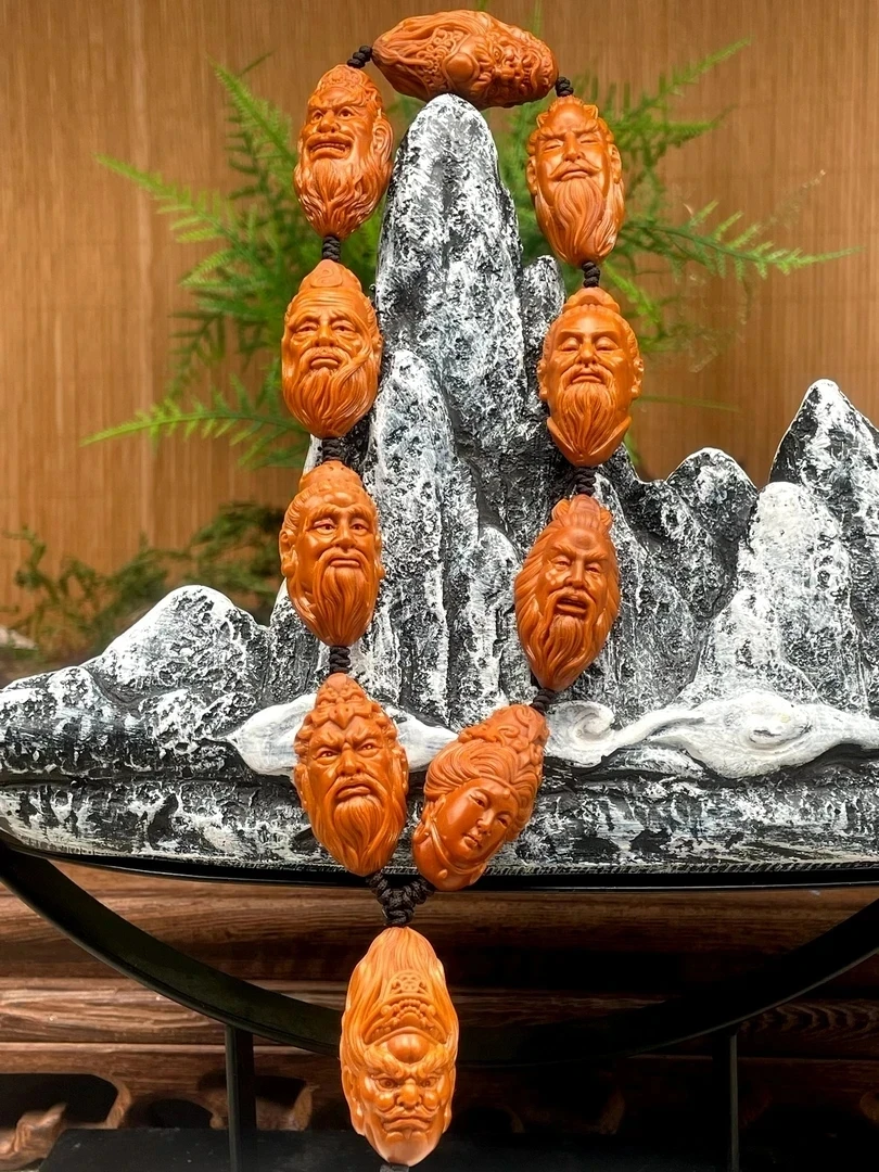 裕德隆，上古封神橄榄核雕手串2