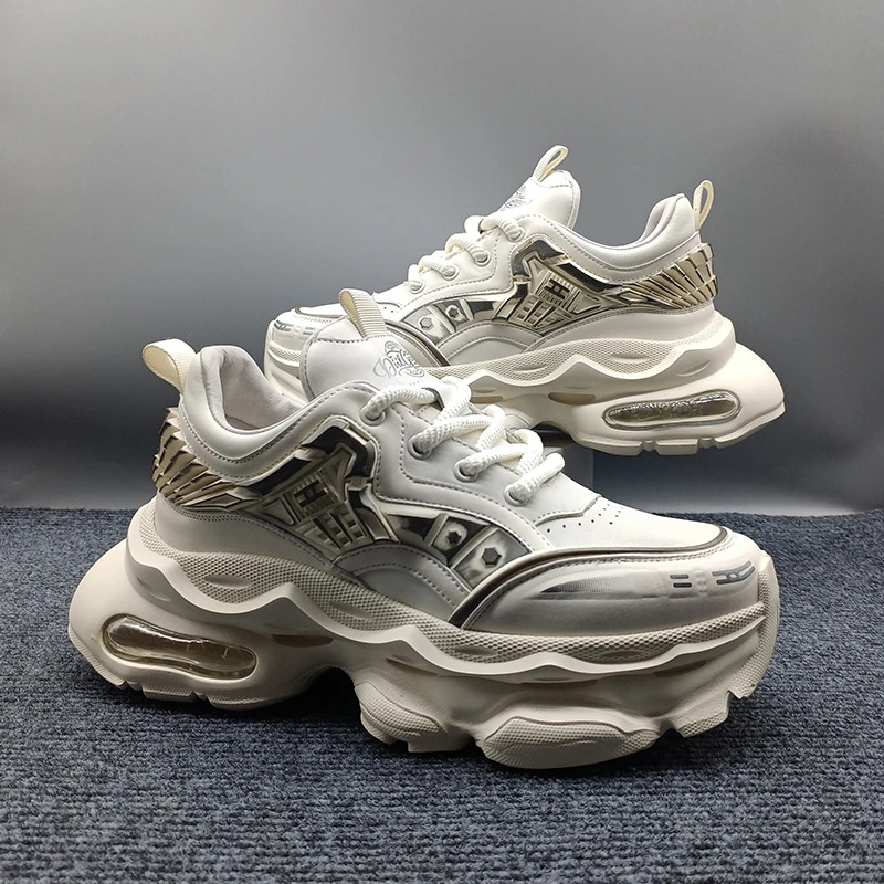 纪诗哲男鞋夏季厚底鞋子韩版时尚休闲鞋百搭网红复古潮流老爹鞋