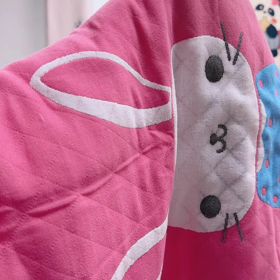 棉孤品全棉枕巾小兔