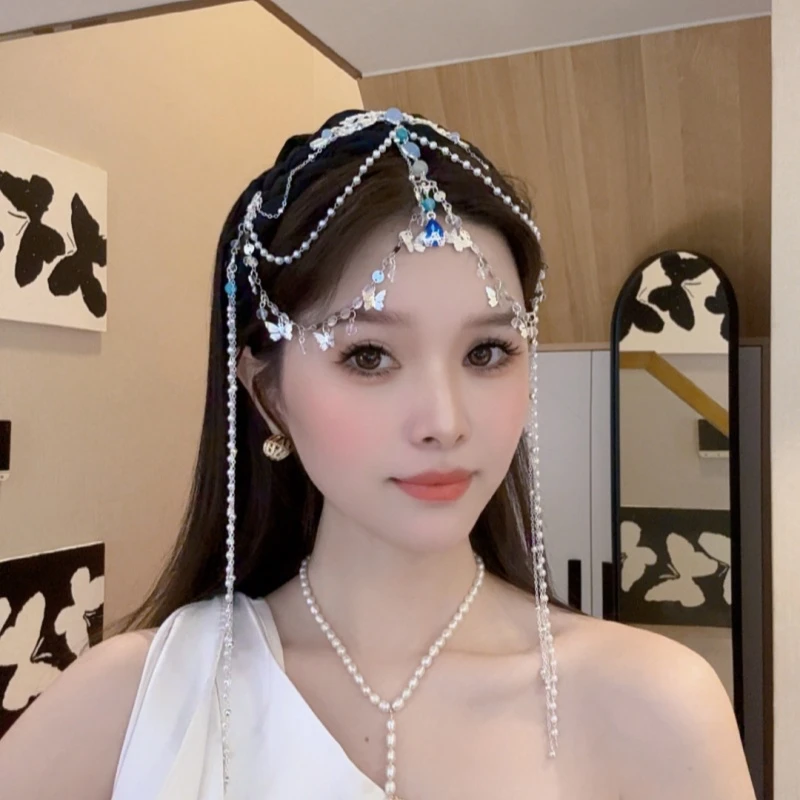 民族风复古宫廷少女风复古风发箍欧美气质多层手作