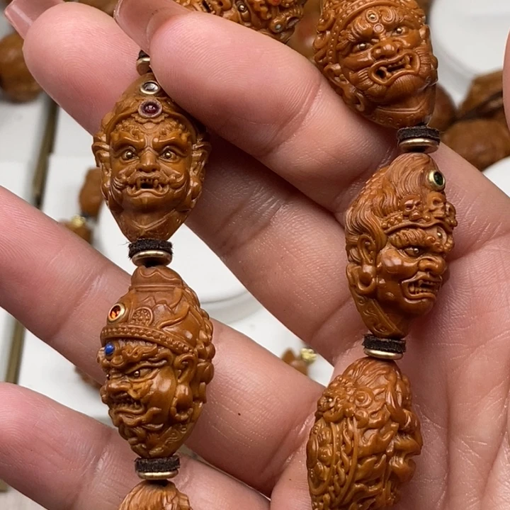 橄榄核手串/手链橄榄核雕工艺