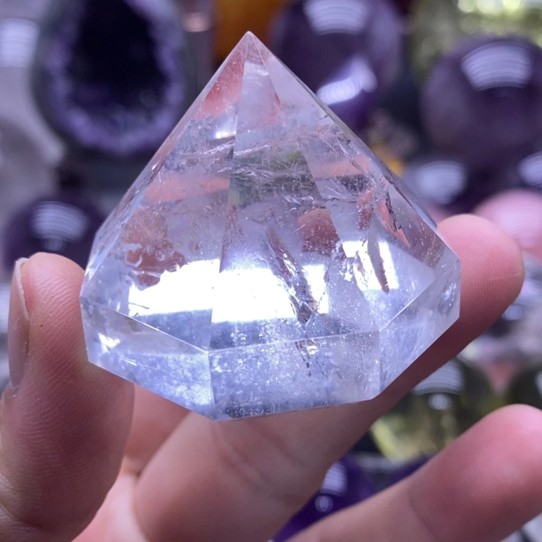 未镶嵌珠宝半成品水晶841白水晶