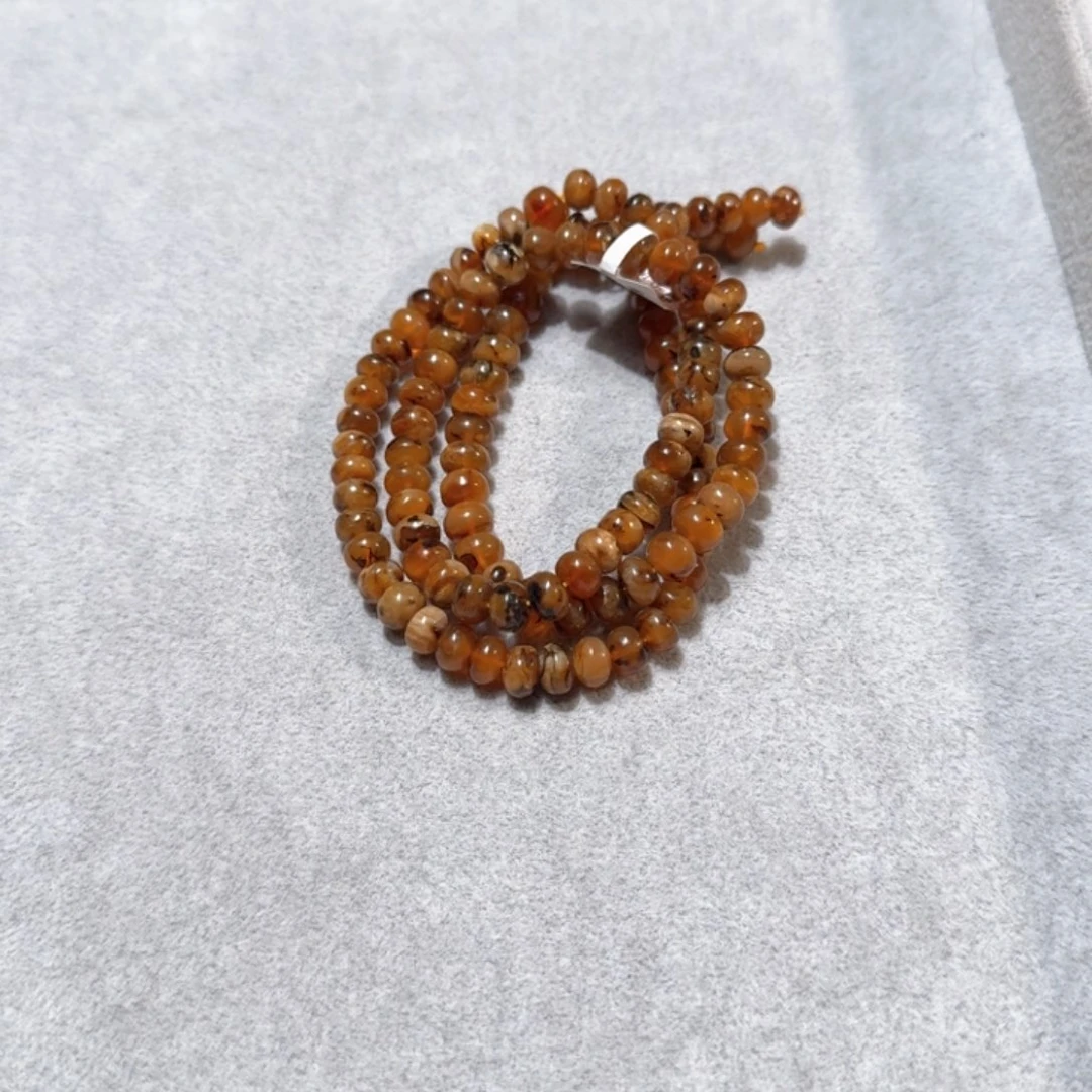 小***.琥珀未镶嵌颈饰抚顺琥珀 蜜蜡 7m 108