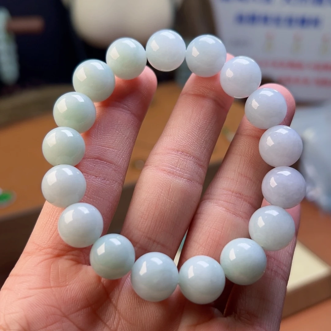 翡翠未镶嵌手串卡11mm