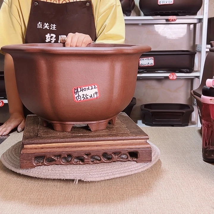 紫砂花盆紫砂花盆