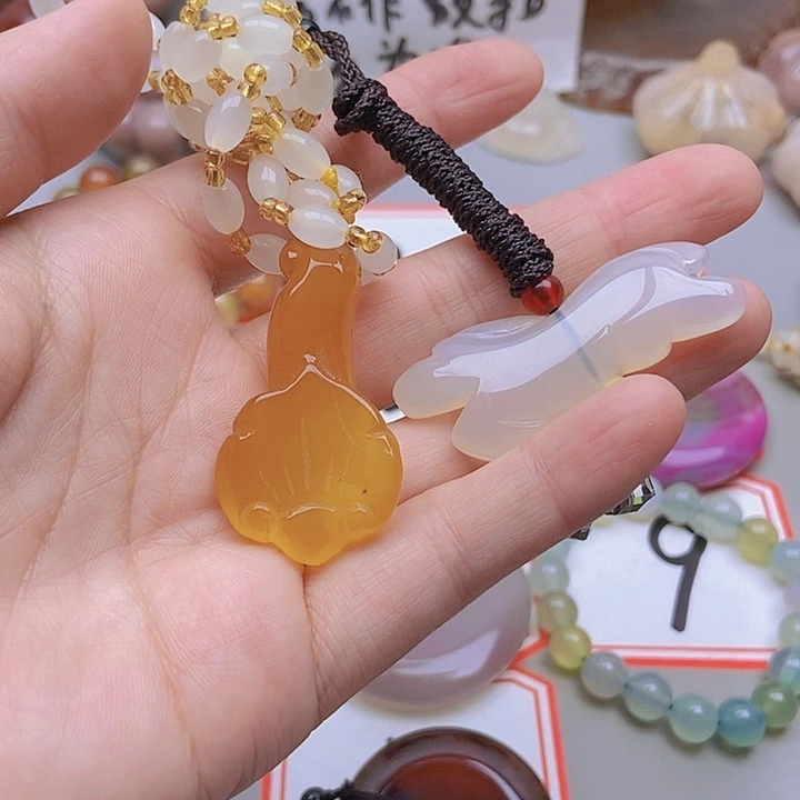 【闪购商品】未镶嵌玛瑙/玉髓珠宝半成品9****0