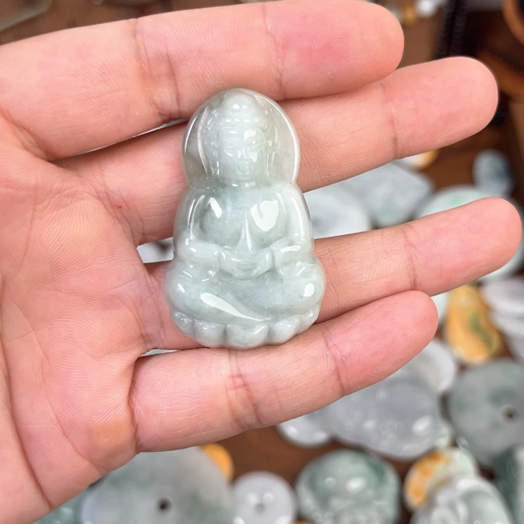 翡翠未镶嵌颈饰多样性发其一天然A货翡翠0028