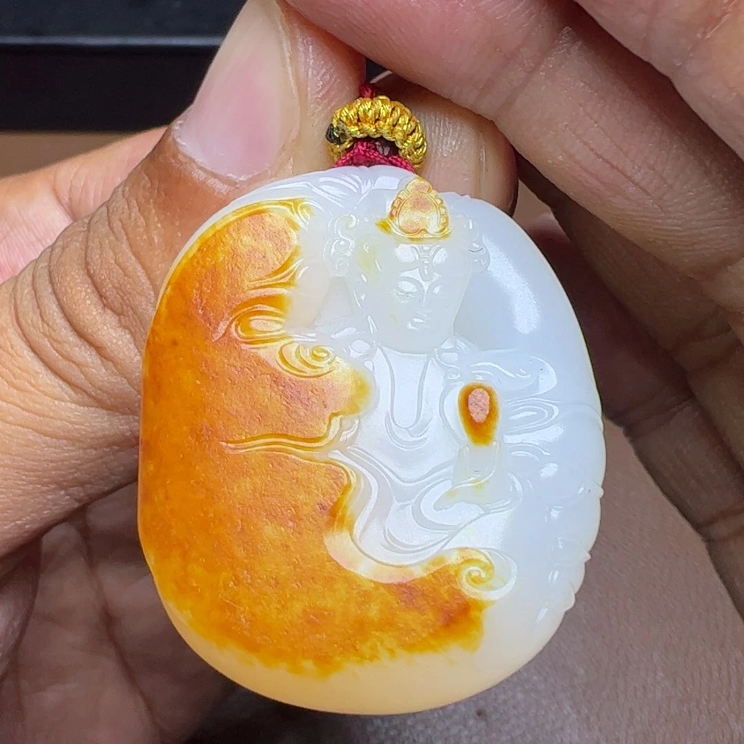 吊坠(不含链)未镶嵌和田玉