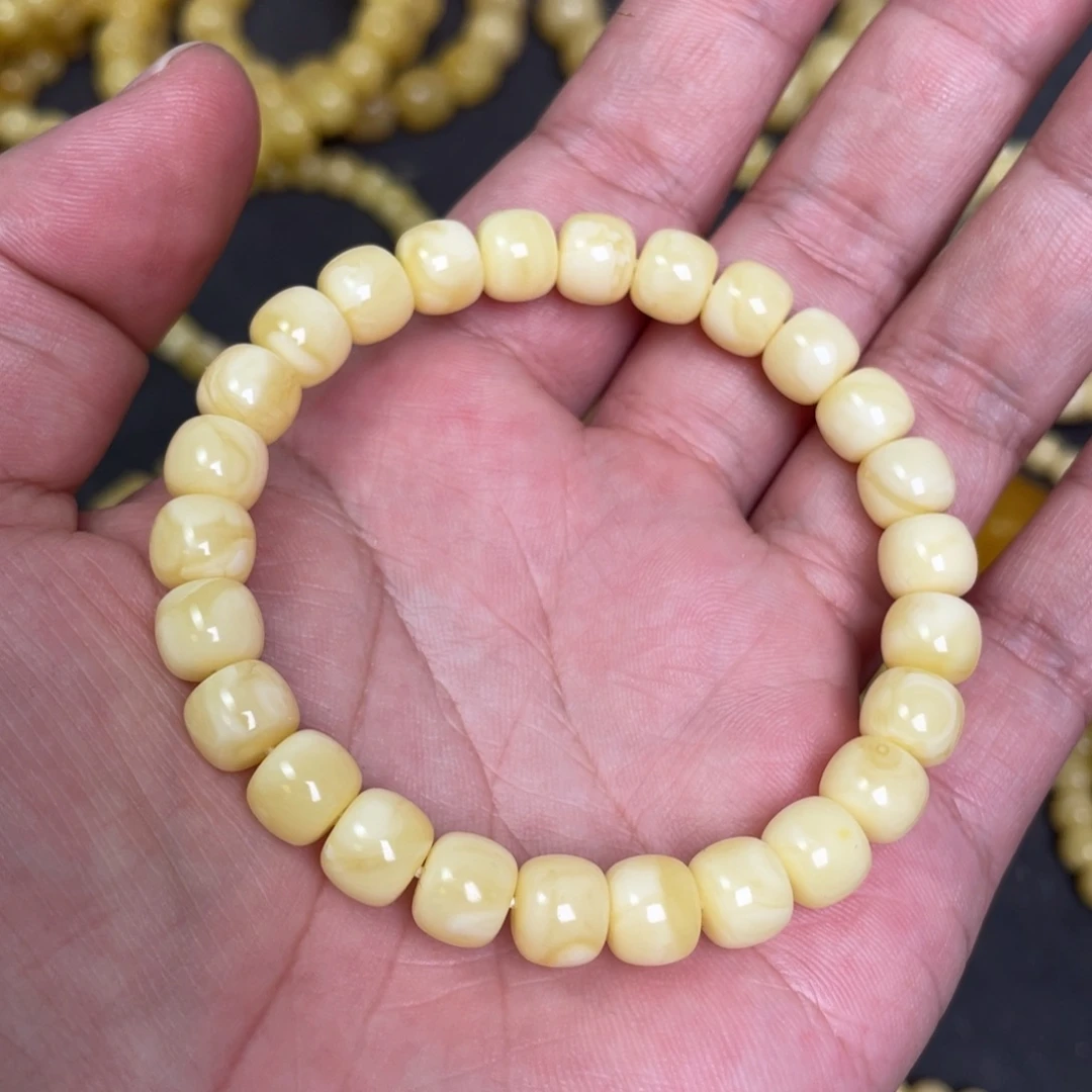 蜜蜡未镶嵌裸石蜜蜡手串8.5mm