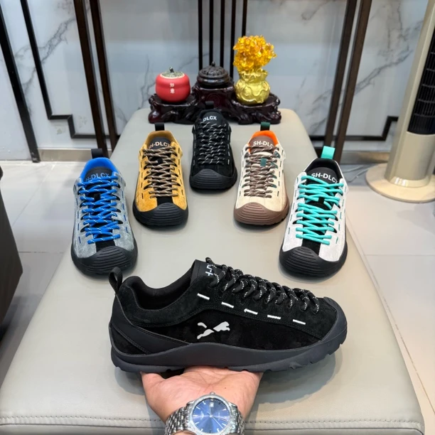 2025秋季新款时尚男鞋舒适百搭反绒皮休闲痞帅潮流男士帅气潮男鞋