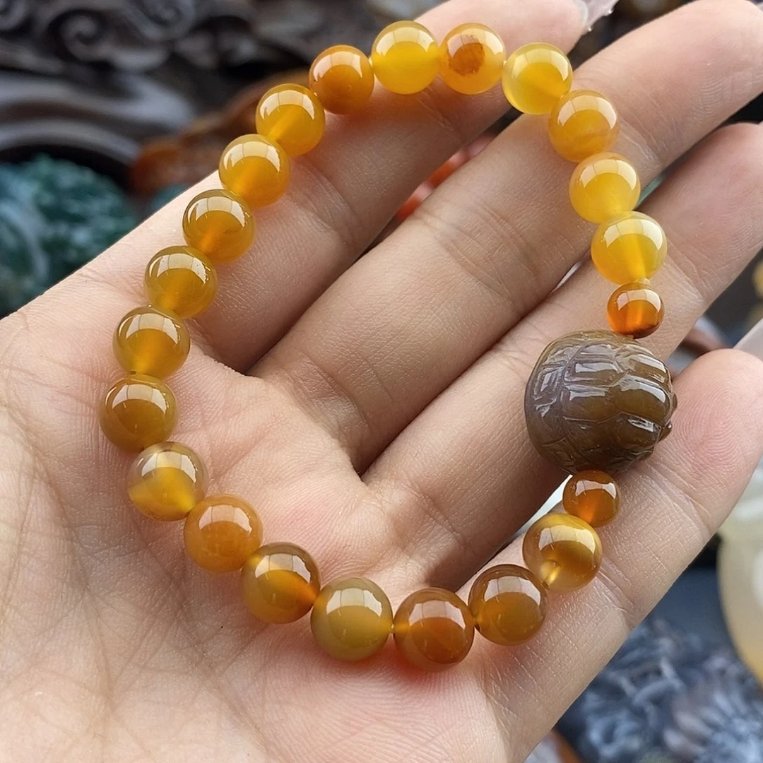 媛***姐玛瑙/玉髓未镶嵌颈饰