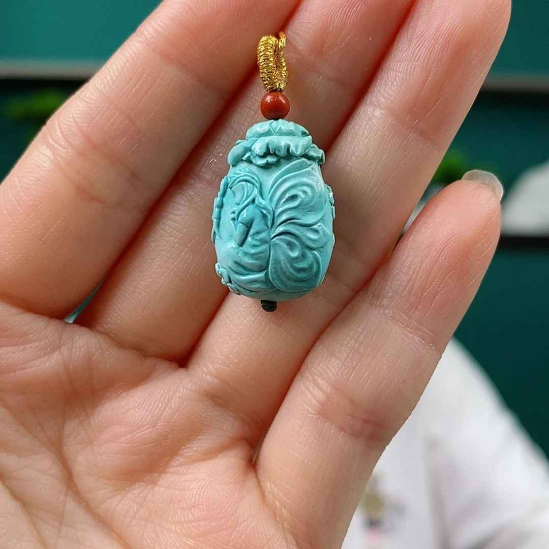 未镶嵌绿松石珠宝奇石