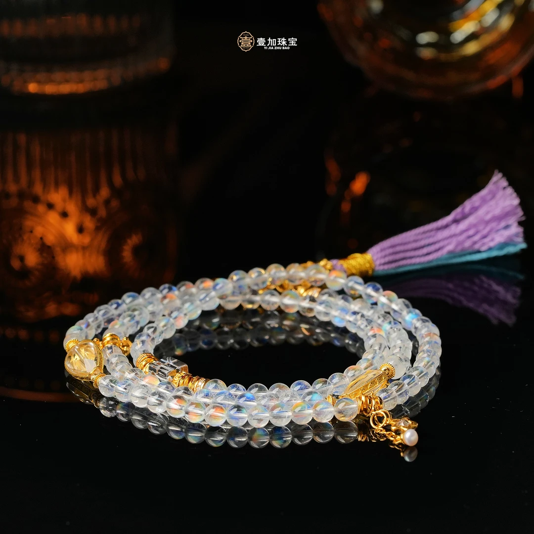 壹加师姐|手工设计马岛白月光多宝项链多样性发一8248N