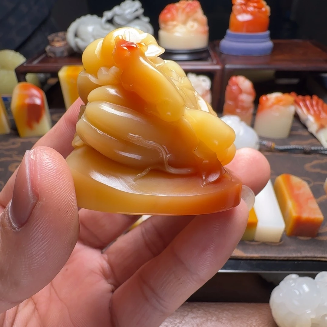 寿山石印石璞寿山石