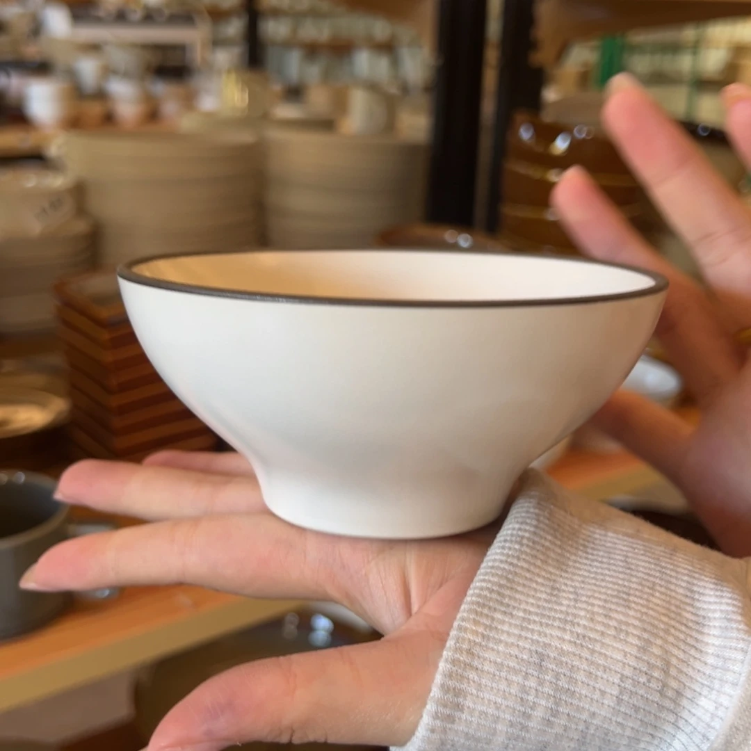 新骨瓷119瑕疵慎拍 烟灰5寸 收腰米饭碗