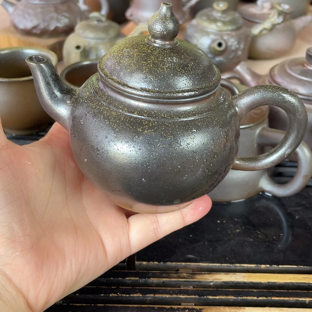 茶壶紫砂坭兴陶龙窑柴烧原矿泥料