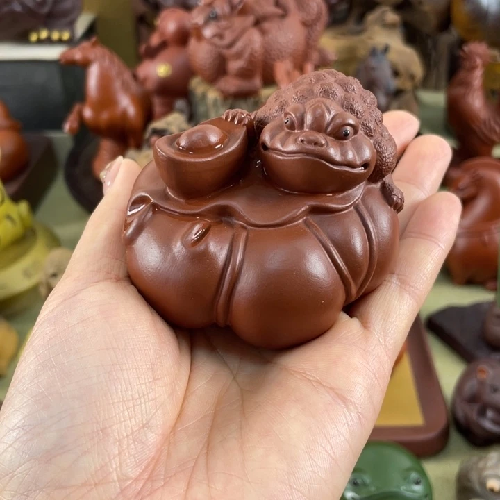 紫砂茶宠紫砂南瓜金蟾