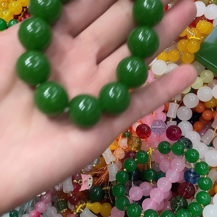 纯铜石英石精美手链
