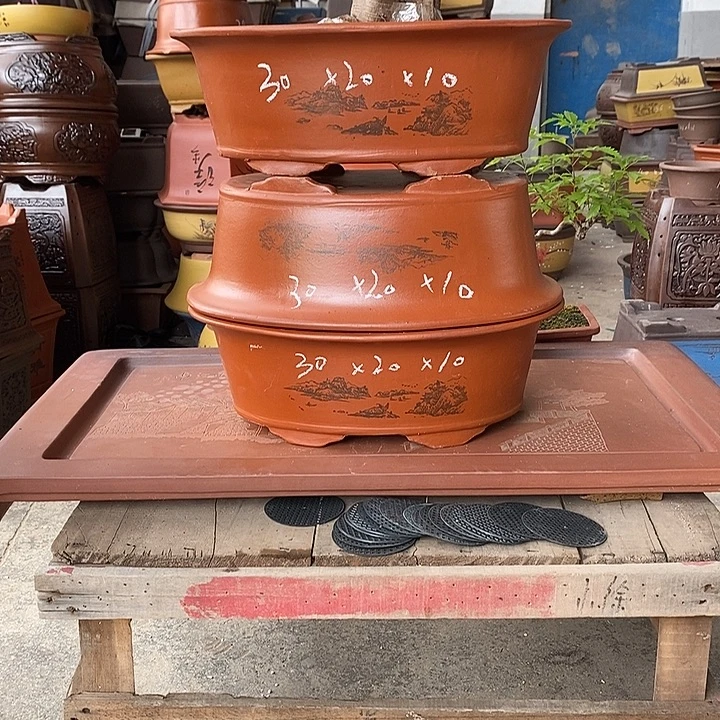 紫砂花盆紫砂花盆