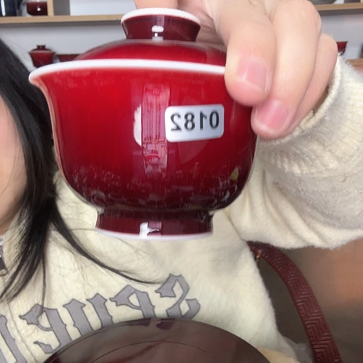 瓷片景德镇郎红陶瓷