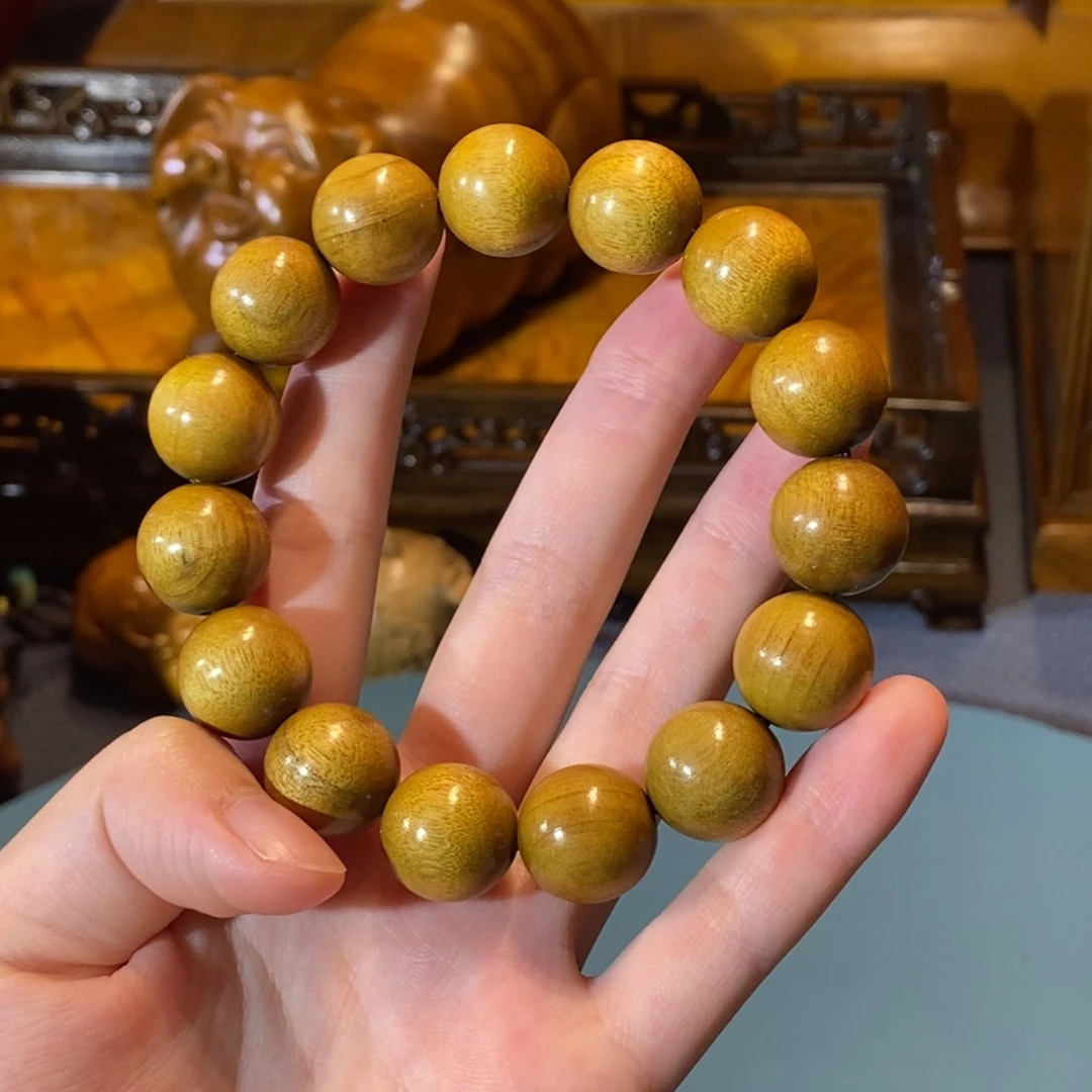 金丝楠小叶桢楠 手串1.5