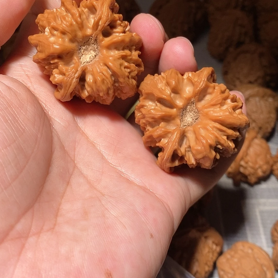 ****许把件文玩核桃014曹大龙42尺微修