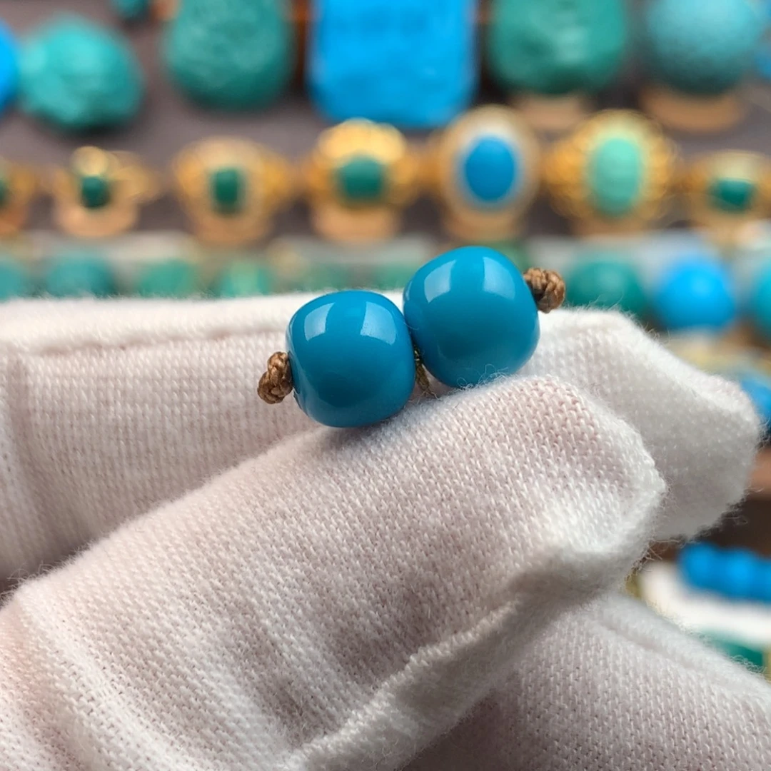 绿松石未镶嵌发饰8.3mm