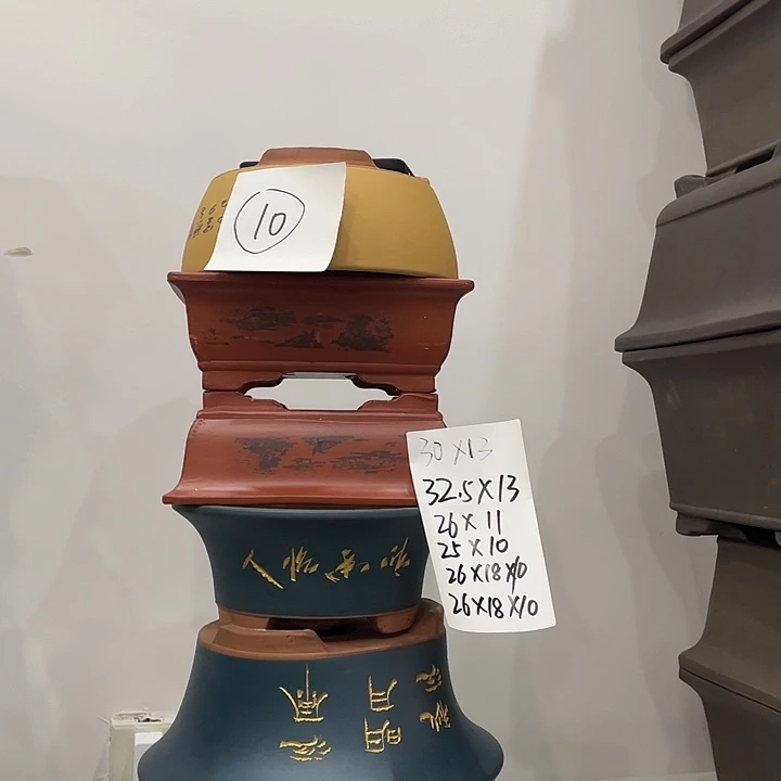 10一捡漏呢紫砂花盆