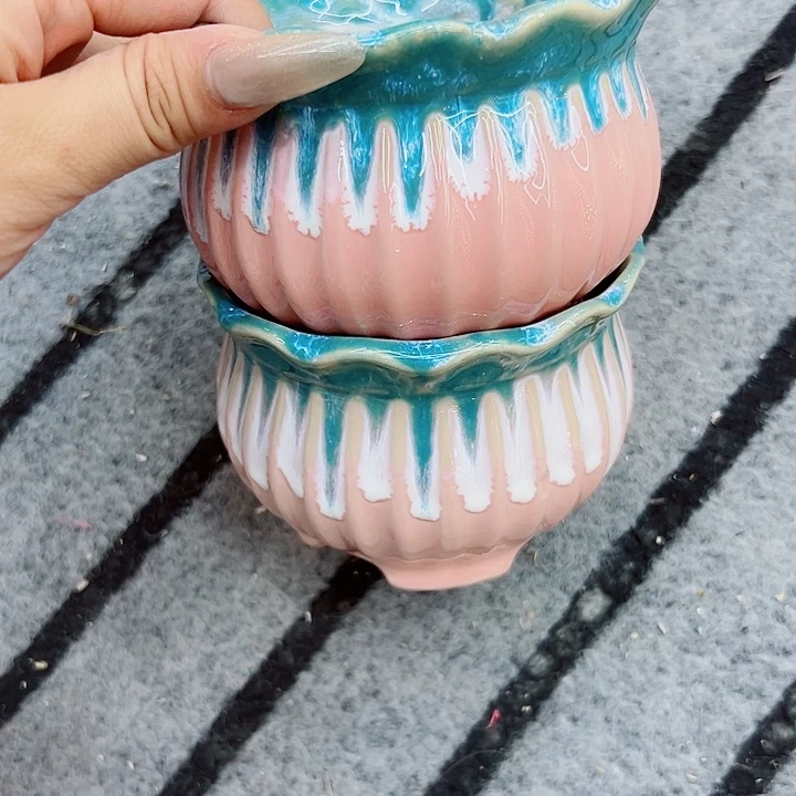 有孔，满10元发货多肉陶瓷花盆