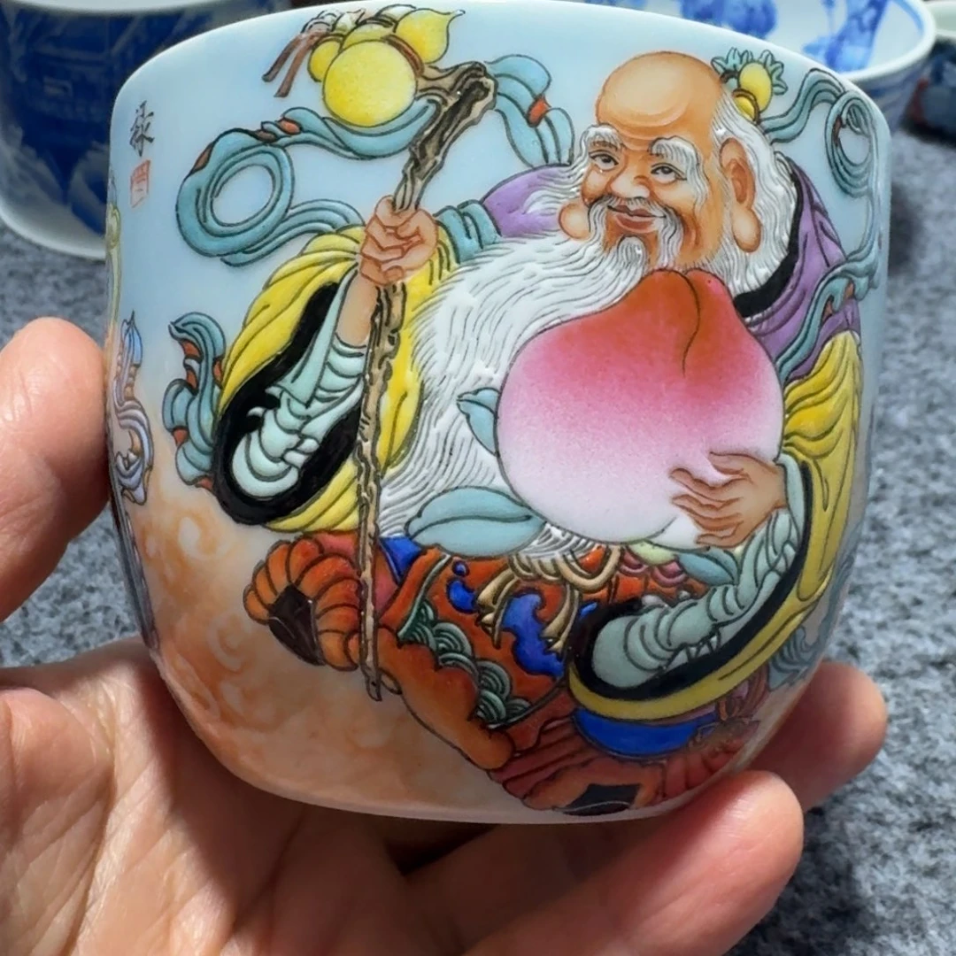 蛟***海现代景德镇陶瓷手绘茶具