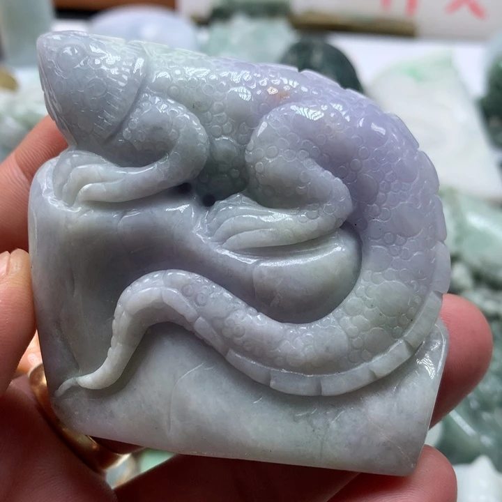 翡翠未镶嵌颈饰保真天然a货翡翠