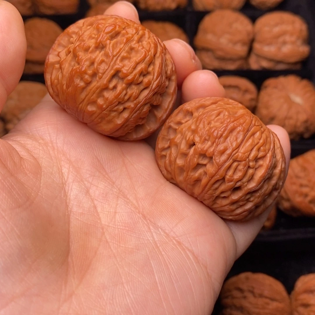 文玩核桃把件秦岭野生核桃