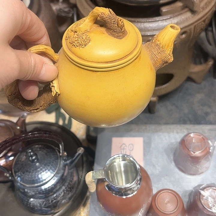 蜜安罐瓷香炉锡茶则