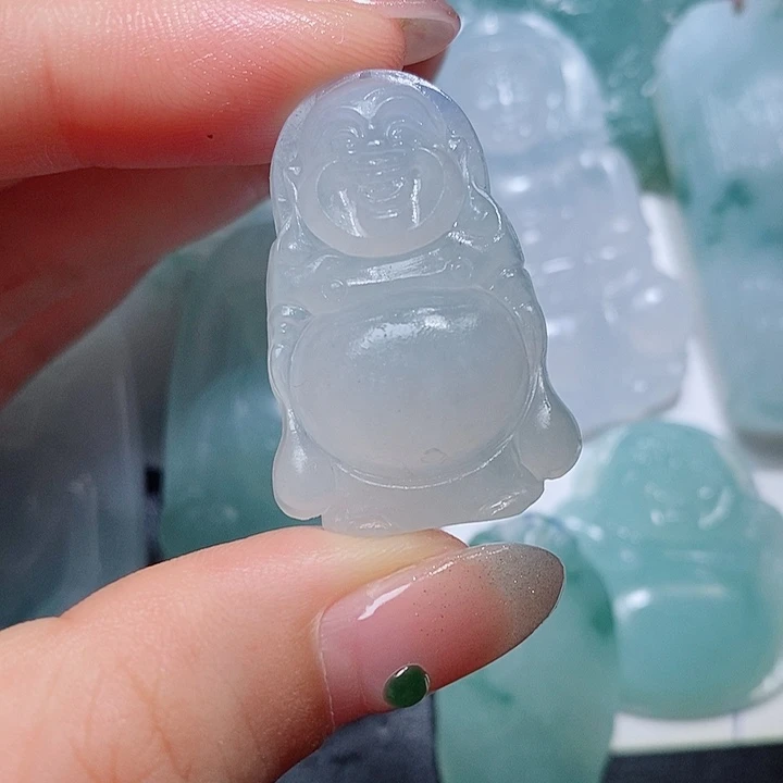 定制翡翠未镶嵌毛货付款后联系客服确认抛光