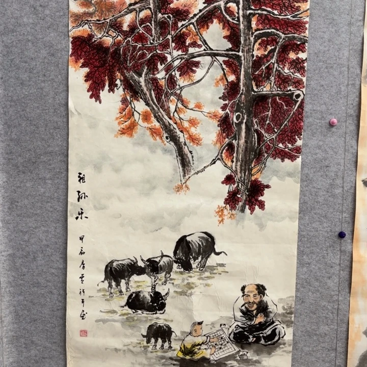 国画花鸟等多种形式