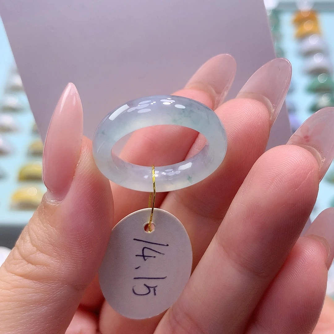 未镶嵌戒指翡翠1415圈