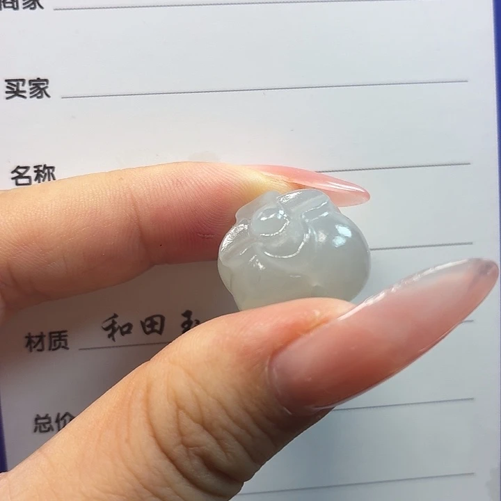 和田玉银S925镶嵌颈饰