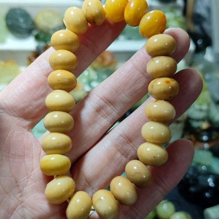 岫玉手串款式未镶嵌