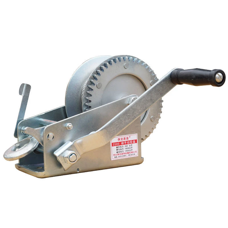 家用小吊机升降机手摇绞盘手动提升机卷扬机小型牵引绞车自锁葫芦