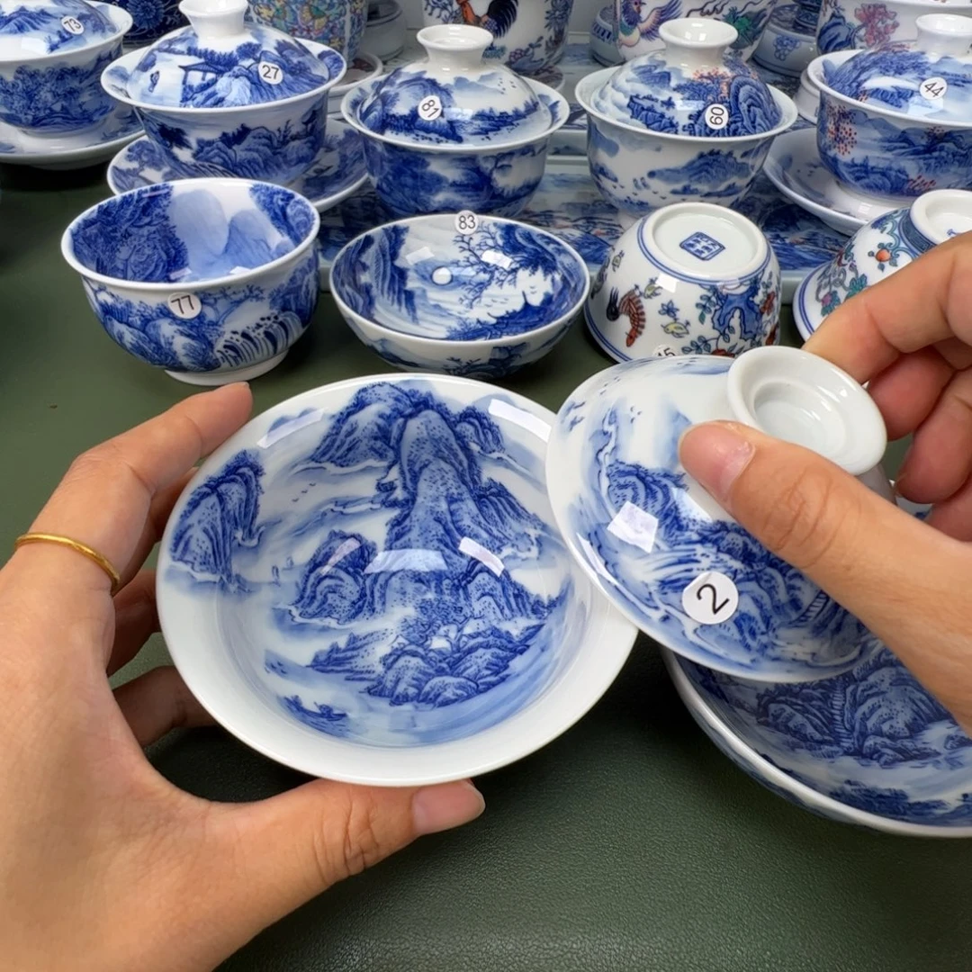 木木景德镇纯手工纯手绘茶具2