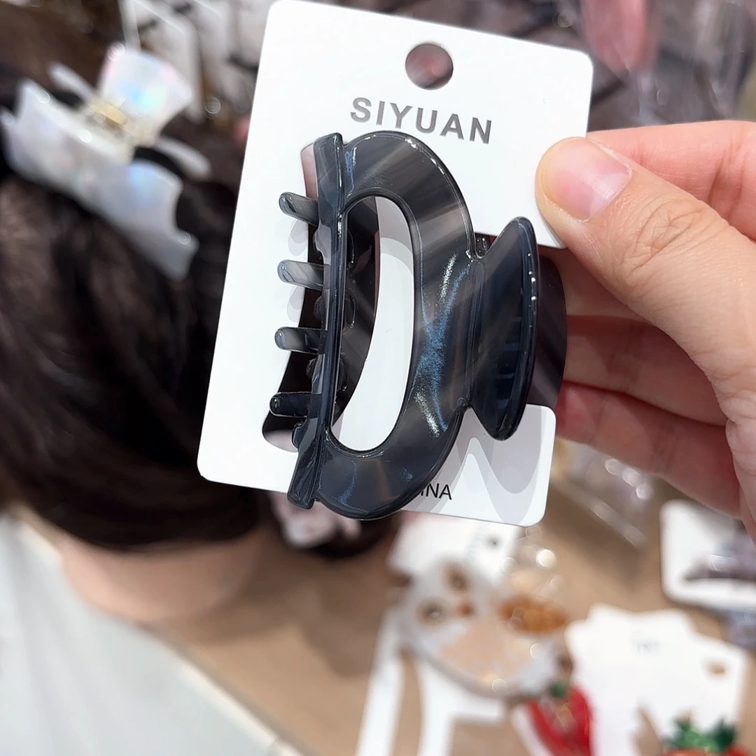 布艺铁合金醋酸抓夹一个