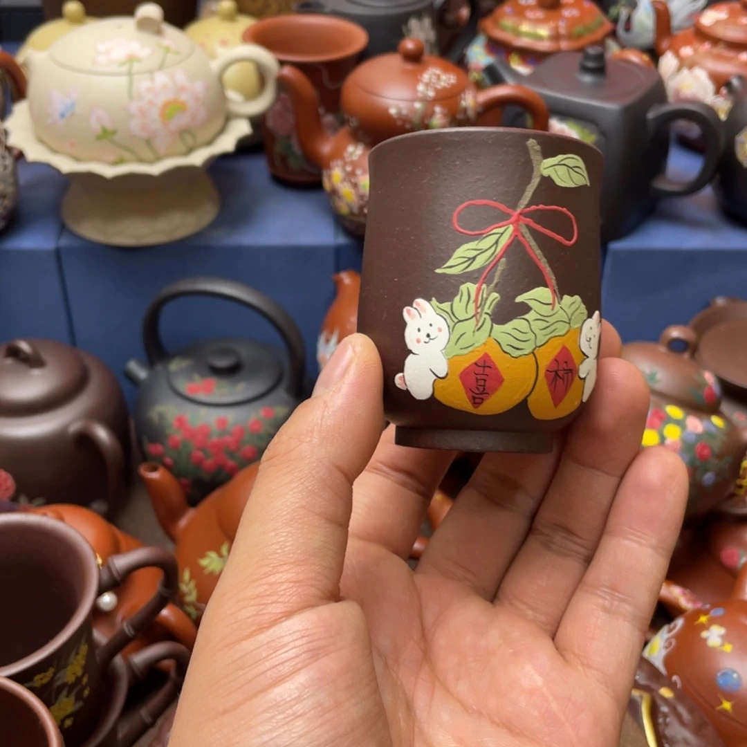 茶杯紫砂紫砂主人杯80cc