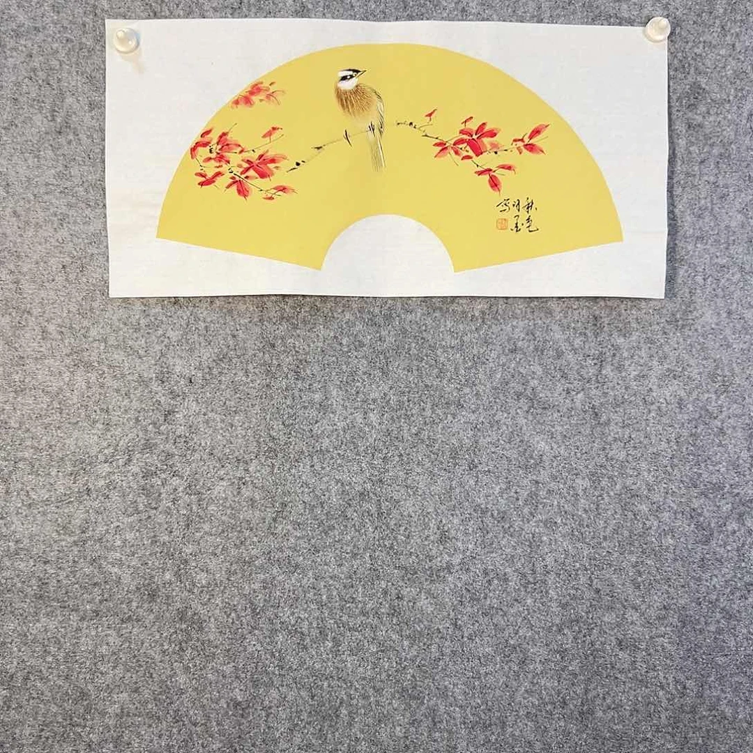 国画665 花鸟在此处飞翔也不太可能