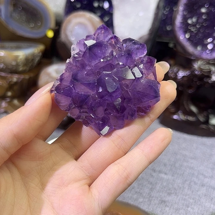 紫晶摆件未镶嵌水晶